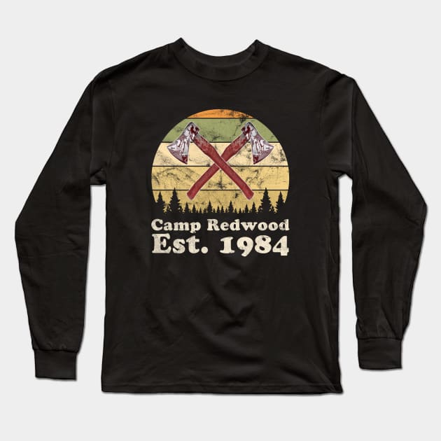 Camp Redwood Est. 1984 Long Sleeve T-Shirt by SpacemanTees